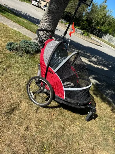 Instep Double Bike Trailer – Converts to Stroller!, View more
