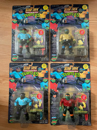 TEENAGE MUTANT NINJA TURTLES 1994 STAR TREK SET