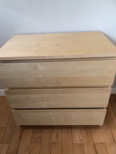 3 Drawer Ikea Malm Dresser, View more