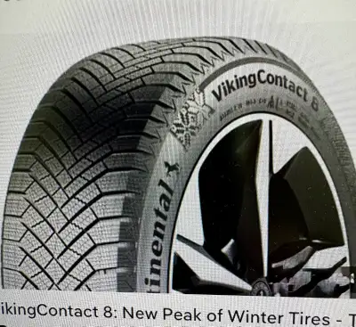 Continental Viking8 size P205/45/17 with a 88H load and speed rating. Tread for Winter high performa...