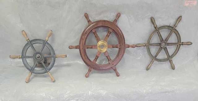 SHIP'S WHEELS FROM SMALL SAILBOAT in Other in Saint John