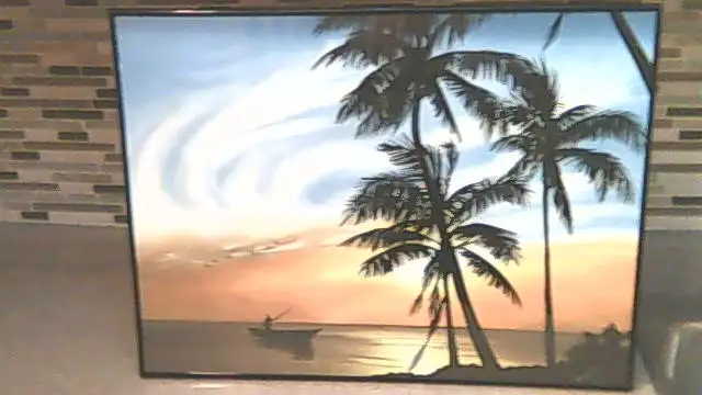 Painting/Picture Tropical Scene on Canvas in Arts & Collectibles in Burnaby/New Westminster - Image 4