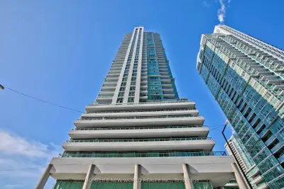 This Condo Apt in Toronto stands out as a premier 1 bedroom + den residence with an expansive layout...