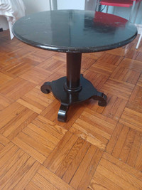 Small black table 20x24