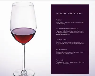 Lucaris Crystal Wine Glasses
