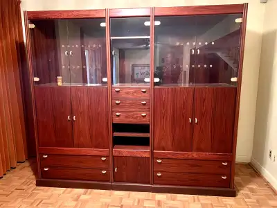 ROSEWOOD DISPLAY CABINET, View more