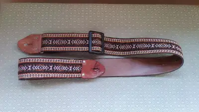 Vintage Gibson Guitar Strap, View more