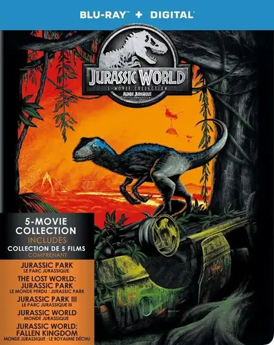 Blu-ray - Jurassic World (5 movies) - New and Unopened