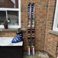 170 Salomon ski with boots 