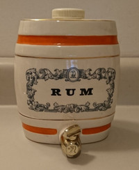 Vintage Royal Victoria Pottery  Rum Decanter