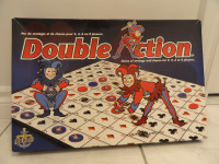 DOUBLE ACTION BOARD GAME OF STRATEGY AND CHANCE