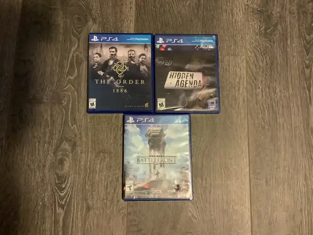 The order 1886, Hidden agenda, Battlefront in Sony Playstation 4 in Laval / North Shore - Image 2