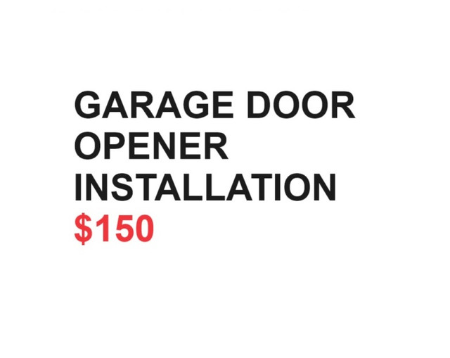 Garage Door Opener Installation in Other in Oshawa / Durham Region