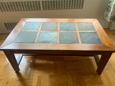 Slate Top Coffee Table (negotiable), View more