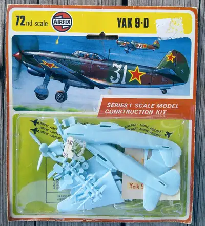 Airplane, AIRFIX Plastic Model Aircraft YAKOVLEV YAK-9D WWII, View more