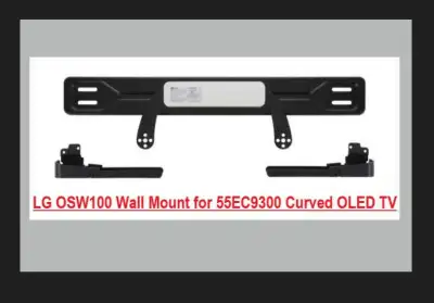 (NEW) Wall Mount Bracket 55EC9300 LG Curved OLED TV (LG OSW100), View more