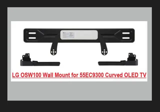 (NEW) Wall Mount Bracket 55EC9300 LG Curved OLED TV (LG OSW100) in Video & TV Accessories in City of Toronto - Image 2