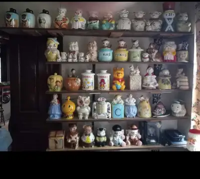 Large Collection of Vintage cookie jars. Priced individually., View more