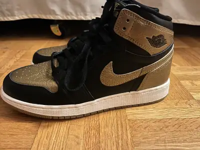 Air Jordan 1 High OG "Black Gold" - Size 6.5Y (Brand New in Box), View more
