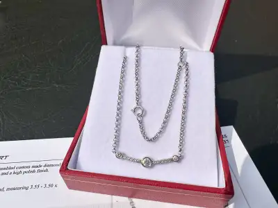 #645 - 10kt White Gold, 1/3ct Diamond Pendant / Necklace 20”, View more