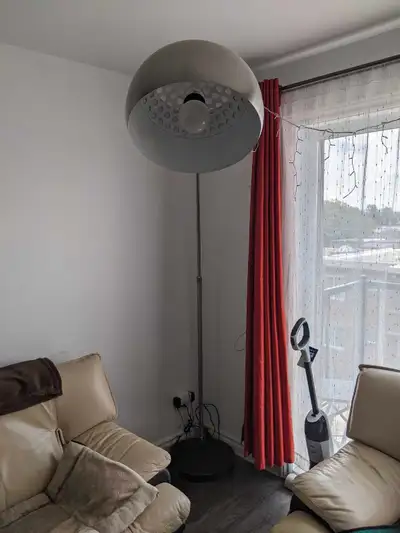 Lampe avec base en marbre de 17,5 " de type arco, View more