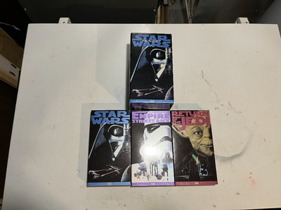 Star Wars Trilogy VHS Box Set for sale. 25.00 Let me know if your interested. Tks!