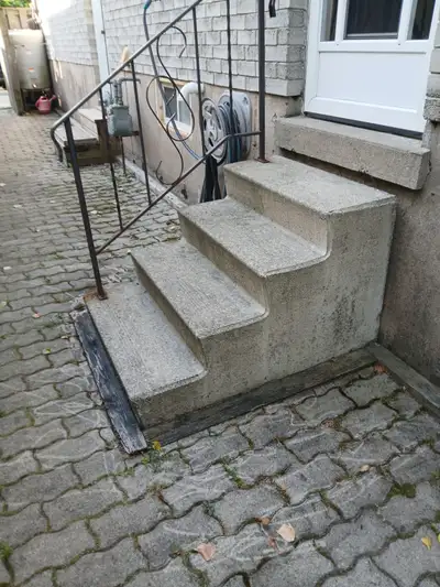 Concrete stairs, View more
