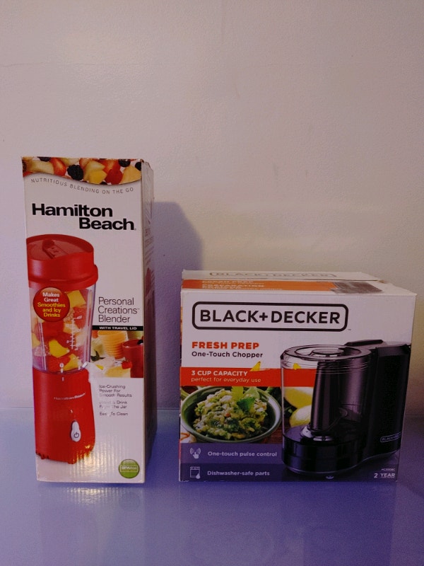 Blender and aOne Touch Chopper Processors, Blenders & Juicers