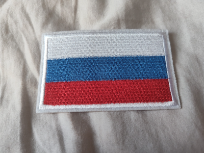 Russian flag patch (8x5 cm), View more