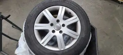 These are 18" rims. The value is in the rims as the tires are worn but still drivable. 18" tires are...