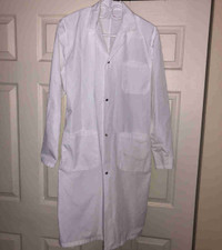 White Cross Lab Coat