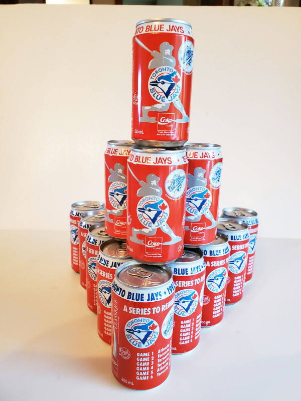 Toronto Blue Jays Coke Cans: 1992 World Series Ed: Fort Erie in Arts & Collectibles in St. Catharines