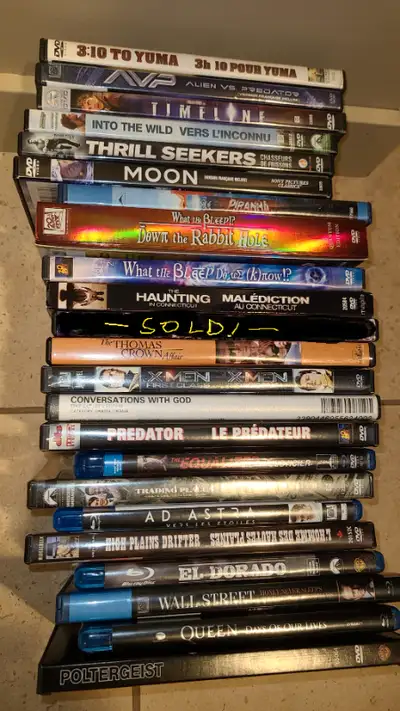 DVD's + Check ALL our ads! TONS available. GO BY LIST SHOWN., View more