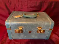 Vintage McBrine vanity train/ travel suitcase
