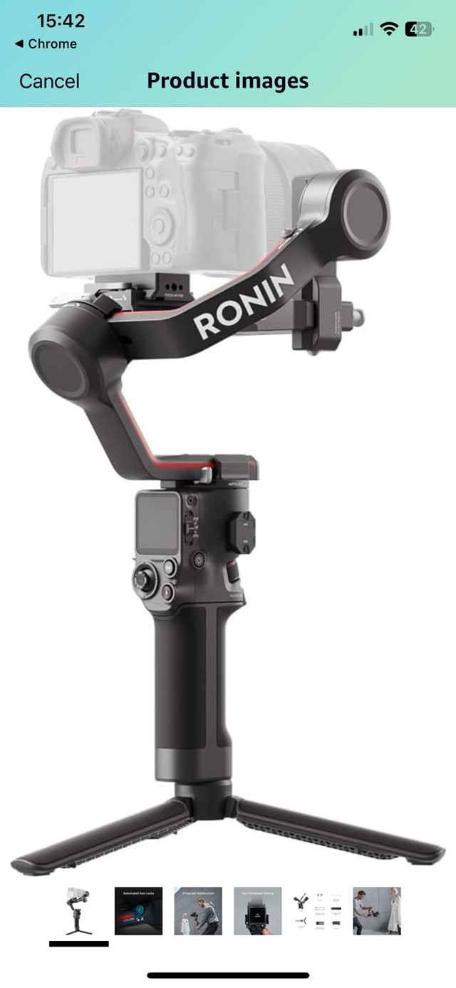 DJI RS 3, 3-Axis Gimbal for DSLR and Mirrorless Camera  in Cameras & Camcorders in Mississauga / Peel Region