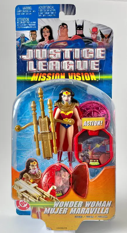 Mattel DC Justice League Mission Vision WONDER WOMAN 2003 NEW