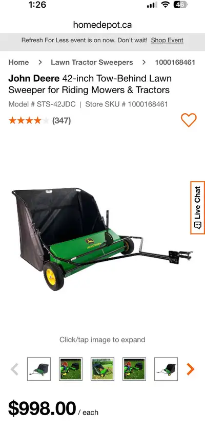 New in box Retails over 1100$ with tax