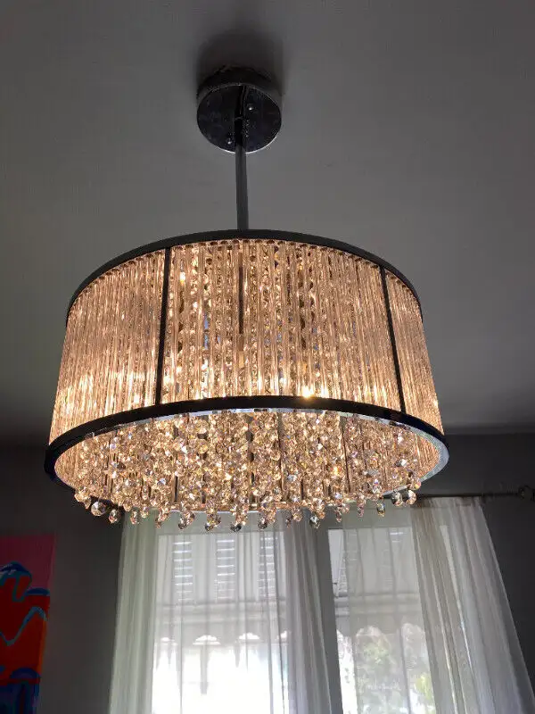 Sparxx 6-Light 16" Chrome Pendant Chandelier light in Indoor Lighting & Fans in Mississauga / Peel Region - Image 7