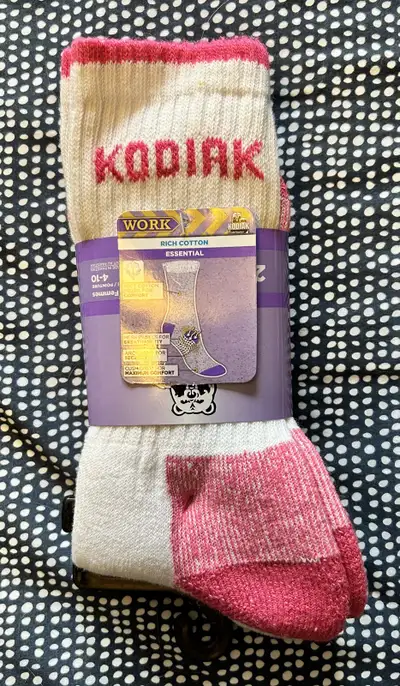 Kodiak Woman’s Work Socks Size 4-10, View more