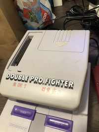 Double Pro Fighter 2 in 1 Backup System - SNES / Genesis