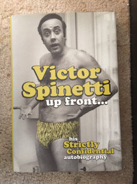 Victor Spinetti - Up front ... (Autographed book)