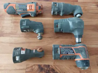 Ridgid 12V JobMax system, five heads, no battery no charger, View more