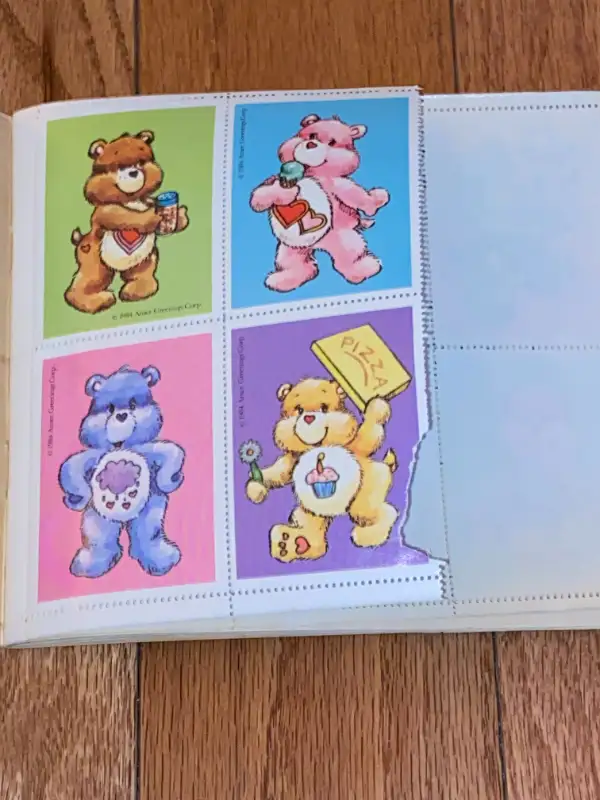 1984 Care Bears Sticker Book Caring & Sharing Pizza Hut Vintage in Children & Young Adult in St. Catharines - Image 4