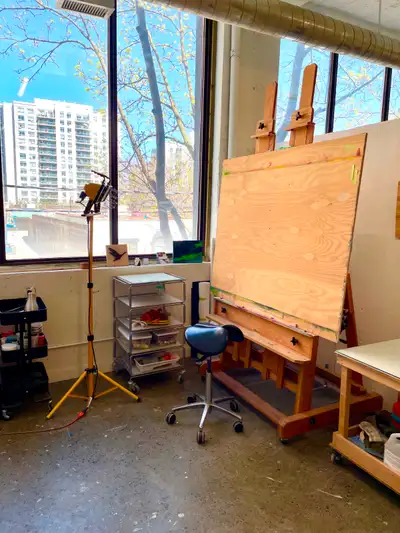 I am subletting my shared studio space for a minimum of four months but it could extend to one full...