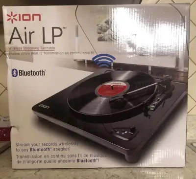 ION Air LP Wireless Streaming Turntable , View more