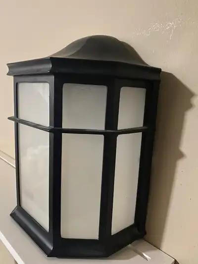 Globe Electric - Black exterior Wall Light, View more