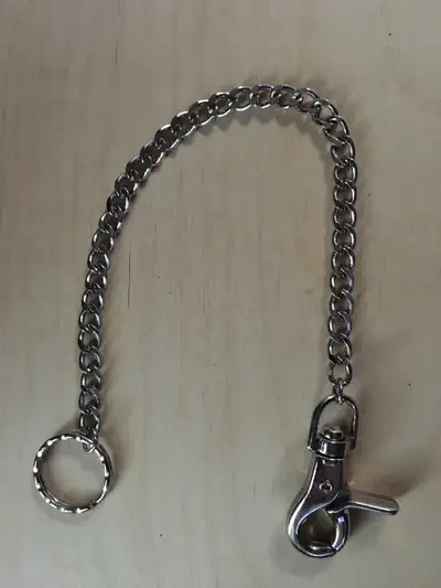 Pocket/belt chain key ring, View more