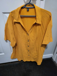 Brand new yellow blouse