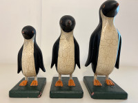 Pingouins en bois
