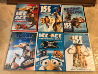 ICE AGE SCRAT PACK 6 X DVD LOT